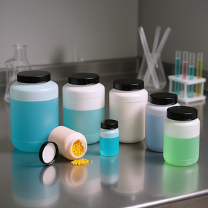 ขวดห้องปฏิบัติการทรงกลมปากกว้างของบริษัทเบิร์กเล่ จำกัด พร้อมหูจับตามหลักสรีรศาสตร์เพื่อการใช้งานที่ง่ายดาย - Product Image 3