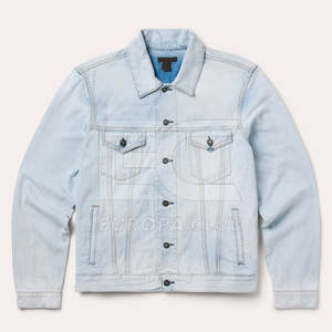 Chaqueta de Mezclilla para Hombre, Corte Ajustado, Fabricada en Pakistán, Ropa Casual para Uso en Exteriores, Chaqueta de Mezclilla para Hombre con Personalización - Product Image 1