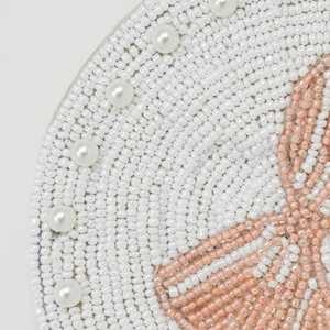 Handmade Beaded <b>Coasters</b>-Classic Square <b>Coasters</b> Polyester Backing (4x4 Inch) MS HANDICRAFT Brand for Church Religious Gifts - Product Image 3