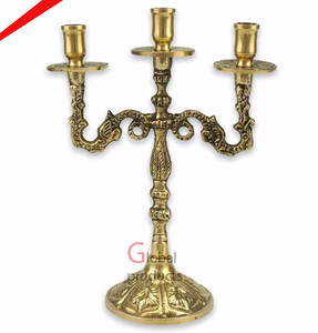 ISRAEELI JUDÍO DISEÑO DE ALTA CALIDAD HECHO A MANO SOPORTE DE VELAS DECORATIVAS 7 RAMAS MENORAH - Product Image 2
