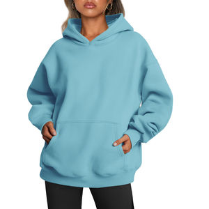 Sudaderas con Capucha Extra Grandes y Transpirables con Logotipo Personalizado para Mujer, Ropa Casual Holgada de Invierno - Product Image 1