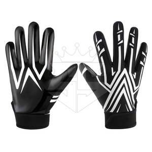 Gants de football américain à paume en cuir 2025 Nouveau design Gants de football américain professionnel - Product Image 1