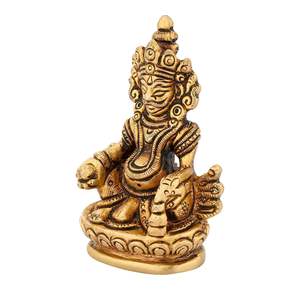 ลอร์ดคูเบอร์มั่งคั่งพระเจ้าคูเบอร์ Murti เพื่อความมั่งคั่งเงิน kuber สำหรับบ้านสำนักงานตกแต่งโชว์รูมและของขวัญ (ทอง200 GM) - Product Image 2