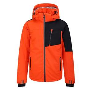 เสื้อแจ็คเก็ตซอฟต์เชลล์กันลมแบบขายส่ง ปรับแต่งได้ ป้องกันน้ำได้ ปิดด้วยซิป คอเต่า ผลิตจากโพลีเอสเตอร์ 100% พิมพ์ลายผ้าฝ้าย - Product Image 1