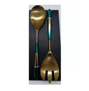 Mezcla artesanal de 4 piezas de cocina con purpurina y tablero de madera natural manijas de resina esculpidas para decoración de comedor y regalos - Product Image 3