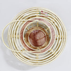 Artex Dong Thap Venta caliente decoración del hogar Natural Vintage rústico decorativo hecho a mano linterna tejido tormenta linterna - Product Image 6