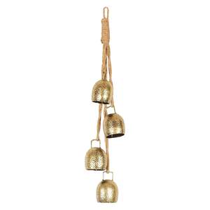 Christmas Crafts & <b>Decor</b> Rustic Gold Jingle Bell Handmade Tin Bells Cutout Design Vintage Farmhouse <b>Witch</b> Bells Boho Christmas - Product Image 6