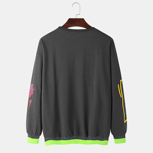 Sweat-shirt chaud d'hiver pour hommes meilleure vente nouveau style à la mode motif solide sérigraphie sweats à capuche - Product Image 6