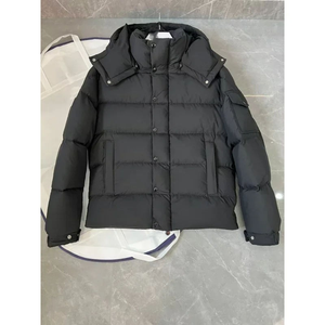 Venta al por mayor de diseño de alta calidad personalizado negro de poliéster al aire libre Puffer hombres chaquetas de invierno - Product Image 6