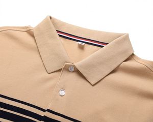 Camiseta Polo ajustada de manga corta para hombre de verano a la moda, camiseta Polo deportiva de secado rápido para hombre - Product Image 4