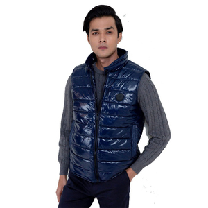 Chaleco Acolchado Informal con Cremallera Personalizado para Invierno, Transpirable, Impermeable, Cortavientos, Reversible, Calefactable, Ropa Exterior para Hombre - Product Image 1