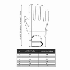 Genuine Leather Vintage Motorcycle Full Finger Gloves Dark Brown Color Rubber Guard Protection Touchscreen Motorbike Gloves - Product Image 5