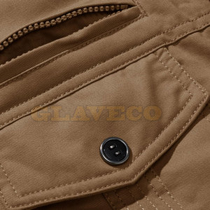 Veste d'hiver en coton pour hommes à l'extérieur Veste en coton pour hommes à col montant Veste en coton pour hommes de grande taille - Product Image 4