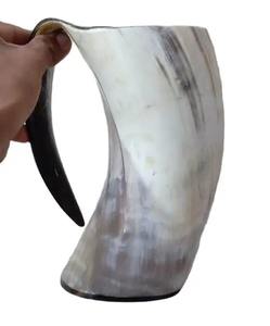 Taza Artesanal de Cuerno de Búfalo Pulido y Ecológico, Color Personalizado, Estilo Animal, Decoración para el Hogar, Bebidas, Artesanía HA - Product Image 5