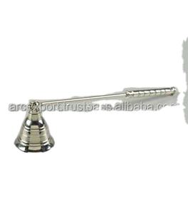 Éteignoir de bougie de couleur argent brillant classique en métal en acier inoxydable pour une utilisation à domicile au temple au prix de gros - Product Image 1