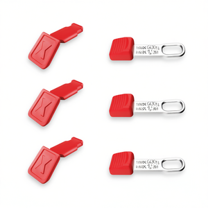 Clips para cables de acero Knipex con sistema de sujeción y código de color, color rojo (3 piezas) Cada uno) - Product Image 2