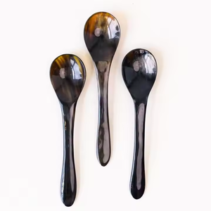 Luxury Polished Buffalo Horn <b>Spoon</b> Wholesale Natural Crafted <b>Small</b> <b>Spoons</b> by crescent crafts - Product Image 1