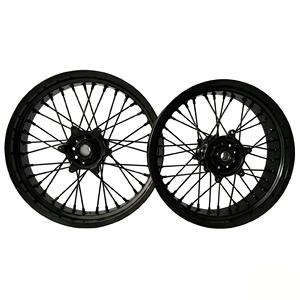 Vente Flash - Roues de moto en aluminium bicolores 17x3.5 17x5.0, roues avant et arrière Supermoto pour <span class=keywords><strong>KTM</strong></span> 125-540 SXF SX EXC XC-F XC-W - Product Image 2