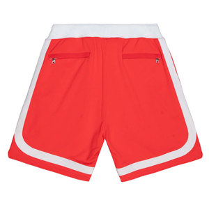 Respirant personnalisé Sublimation impression hommes fermeture éclair poches latérales basket-ball maille court Double couche maille Shorts - Product Image 5