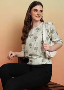 เสื้อผ้าผู้หญิงลำลองผ้าฝ้ายพิมพ์ลายปะติด คอกลม แขนสั้น ยาวถึงข้อเท้า สีขาว แต่งลายที่เอว ชุดฤดูร้อนแบบชิ้นเดียว - Product Image 2