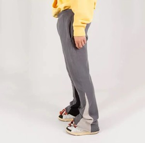 Pantalones de chándal acampanados personalizados de alta calidad para hombre, pantalones de chándal acampanados con cintura elástica bordada para hombre - Product Image 2