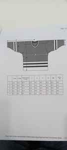 Maillot de hockey personnalisé unisexe, broderie par sublimation dorée, logo anti-technique, uniforme unisexe de style OEM, nom de l'équipe, chevaliers du temps - Product Image 2