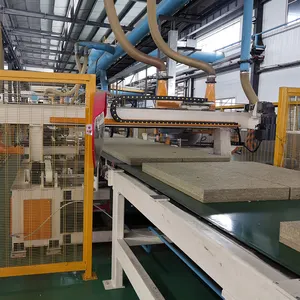 Equipo para la producción de línea de producción de paneles de pared de tablero de lana mineral