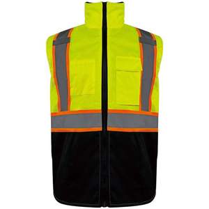 เสื้อกั๊กนิรภัยโพลีเอสเตอร์แบบไม่มีแขน มองเห็นได้ชัดเจน พร้อมแถบสะท้อนแสง ได้รับการรับรองมาตรฐาน CE แห้งเร็ว สำหรับคนงานก่อสร้างและงานกลางแจ้ง - Product Image 2
