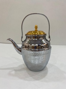 Antique Selling Brass Arabic Coffee and Tea Pot Traditional Arabic <b>Teapot</b> Keeping Drink Hot Cold Milk Warmer Coffee Maker - Product Image 5