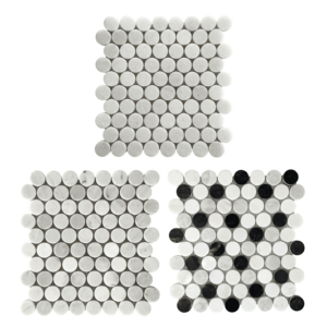 Mosaico Irregular Moderno, Estilo Minimalista, Resistente al Agua, en Blanco, Gris y Negro, para Decoración de Exteriores - Product Image 3
