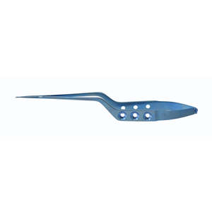 Ciseaux de microchirurgie en acier allemand à baïonnette, revêtement bleu, meilleure qualité, micro-ciseaux, pince à aiguille par Surgiright - Product Image 2