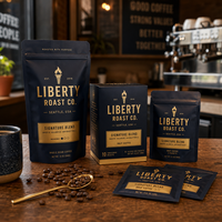 AT PACK France : Coffrets d'emballage pour café et thé, emballages pour café filtre, doypack, boîtes en carton. Ensembles personnalisés imprimés pour torréfacteurs et cafés.