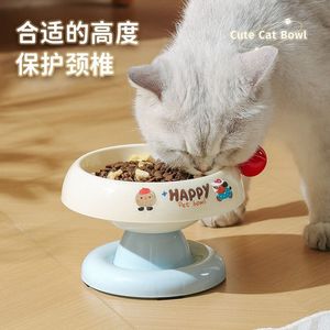 猫と小型犬のためのOEM/ODM対応かわいいペットボウル + 高架ステンレススチールフィーダー + 滑り止めデザイン - Product Image 5