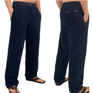 OEM 2025 Pantalon de jogging personnalisé de haute qualité pour hommes avec fermeture à braguette et bouton Style décontracté Poches en toile Logo personnalisé - Product Image 6