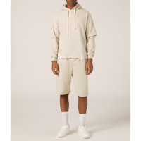 Conjunto de Pantalones Cortos y Sudadera Casual de Verano para Hombre, 100% Algodón Transpirable, Impresión Digital Personalizada, Opciones OEM y ODM de Alta Calidad
