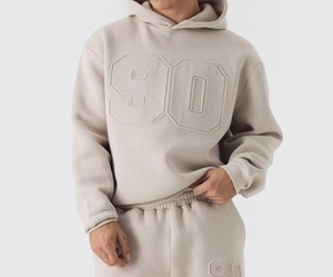 Sweat-shirts à capuche survêtements en tissu épais coton couleur de la peau ensemble de pantalons de survêtement à capuche Fratres Sports - Product Image 5