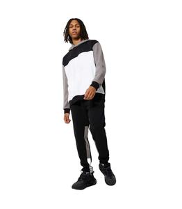 Conjunto Deportivo de Felpa Unisex, Grueso, de Algodón, para Hombre, con Logotipo Personalizado, Sudadera de Cuello Redondo y Pantalones Deportivos - Product Image 1