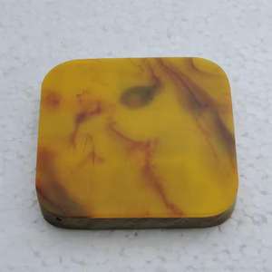 Pièces blanches sous-verres en pierre tapis de haute qualité produit fait à la main vaisselle vaisselle sous-verre utilisé - Product Image 2