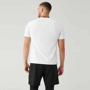 Ensemble T-shirt uni et short pour homme, personnalisable, 100 % coton, manches courtes, bas assorti, tenue décontractée confortable, respirant, OEM - Product Image 5