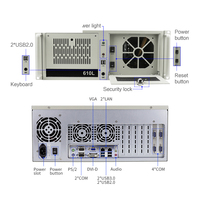 Serveur en rack NVR 4U H110 avec chipset I3 6100, processeur Core I3 I5 I7, support de stockage NAS, 3*3.5'' SSD/HDD