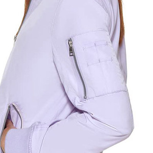 Nueva chaqueta Softshell transpirable diseño personalizado ropa de trabajo de invierno para mujer a prueba de viento impermeable forrado con cremallera chaqueta de concha suave - Product Image 4