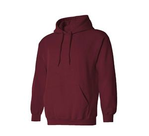 Sweat à capuche vierge uni de haute qualité sans ficelle 100% coton surdimensionné poids lourd sweat à capuche court hommes - Product Image 2