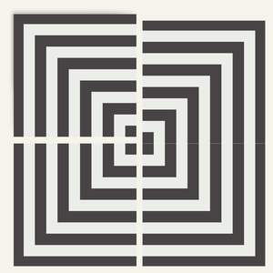 Carrelage en ciment 200x200mm, design classique fait main, adapté aux sols et aux murs - Product Image 1