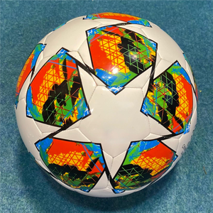 Balón de fútbol Extreme PU tamaño 5 multicolor impreso partido profesional entrenamiento fútbol con cuero PU duradero y texturizado - Product Image 4