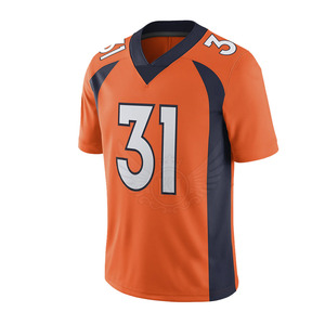 Vente directe d'usine Maillot de football américain à manches courtes Nouveau style Vêtements de sport pour hommes Maillot de football américain - Product Image 1