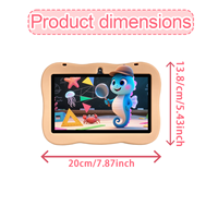 Tablet Anak Capybara 7 Inch 16GB Quad Core Layar Kapasitif Set Lengkap dengan Casing Silikon Lembut Alat Permainan Edukasi Produk Terbaru
