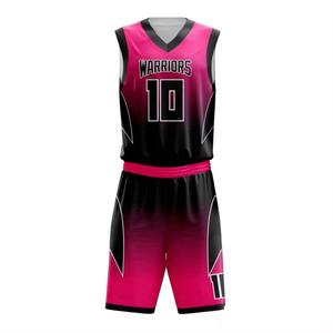 Ensemble d'uniformes de basket-ball sur mesure pour hommes, vêtements de sport d'été respirants grande taille au design par sublimation - Product Image 5
