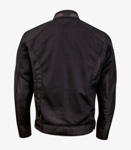 เสื้อแจ็กเก็ตมอเตอร์ไซค์คอร์บสีดำพิมพ์โลโก้ได้ตามต้องการ - Product Image 4