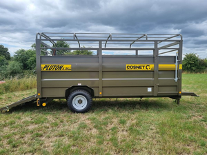 Versatile Livestock Farm <b>Trailer</b> 17ft Featuring Galvanized Steel Construction and Rear Loading Ramp for Efficient Transport - Product Image 4