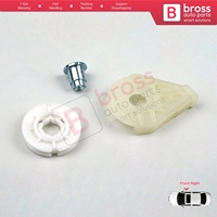 BWR1069 Rueda de Esquina para Reparación de Elevalunas, Puerta Delantera Derecha para Vito Viano Mixto Clase V MK2 W639 2003-2010 6397200146